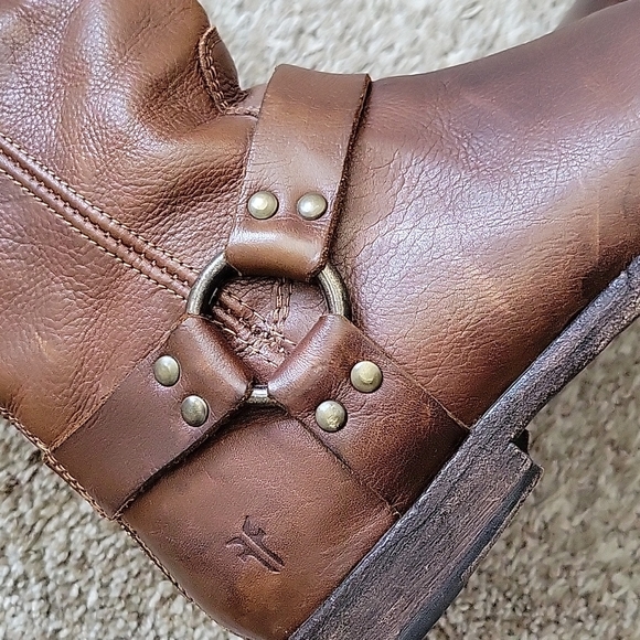 Frye Phillip Harness Tall Boot-Cognac - Picture 7 of 12